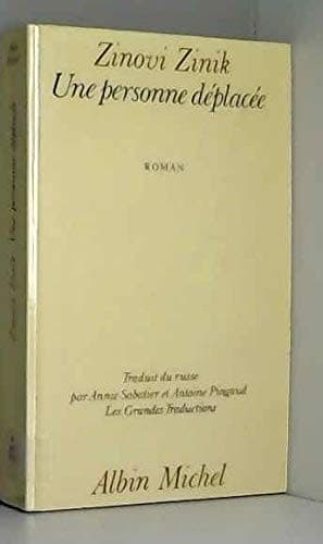Cover image for Une personne déplacée