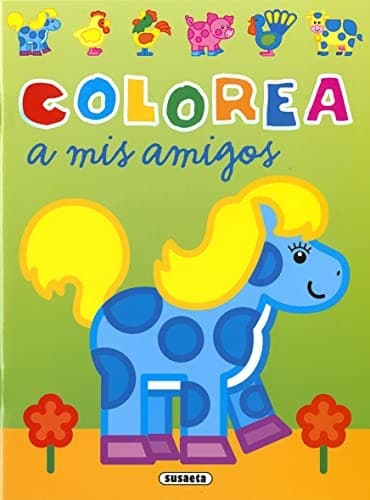Cover image for Colorea a mis amigos