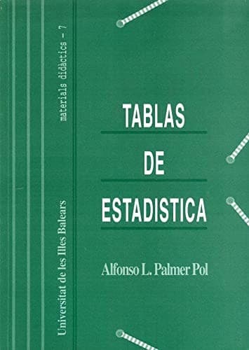 Cover image for Tablas de estadística
