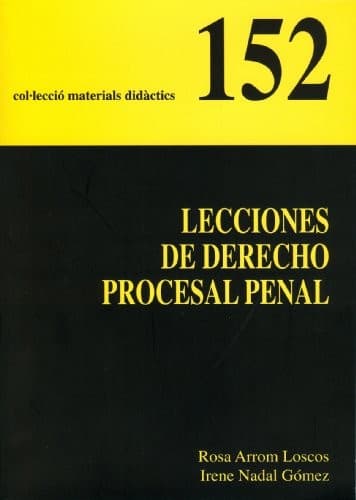 Cover image for Lecciones de derecho procesal penal
