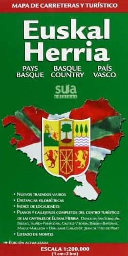 Cover image for Mapa carreteras Euskal Herria