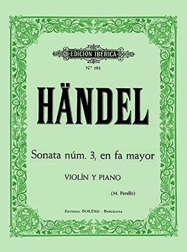 Cover image for Sonata nº 3 en Fa mayor