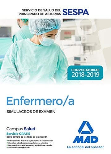 Enfermero/a del Servicio de Salud del Principado de Asturias . Simulacros de examen