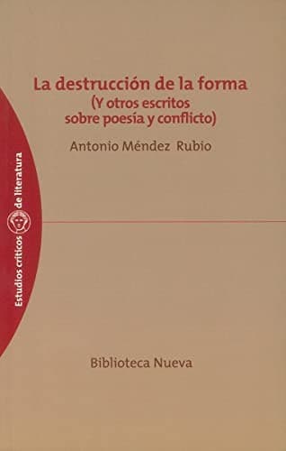 Cover image for destruccion de la forma