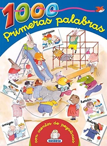 Cover image for 1.000 primeras palabras con cientos de pegatinas
