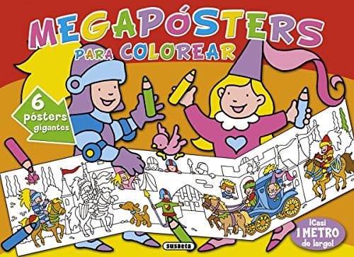 Cover image for Megapósters para colorear