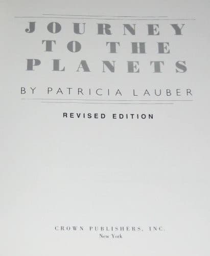 Cover image for Journey to the planets