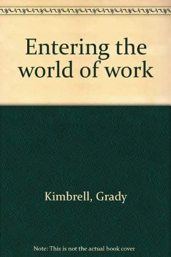 Cover image for Entering the world of work