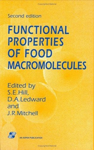 Cover image for Functional properties of food macromolecules.