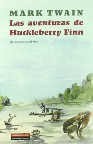 Cover image for Las aventuras de Huckleberry Finn