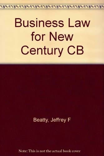 Cover image for Business law for a new century
