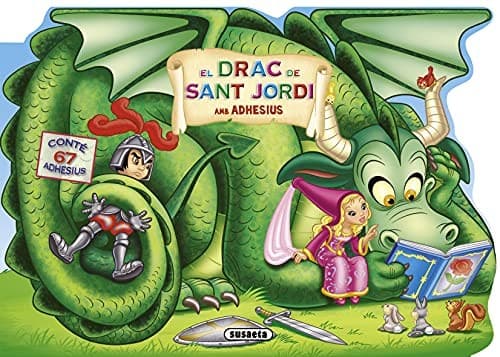 Cover image for El drac de Sant Jordi amb adhesius