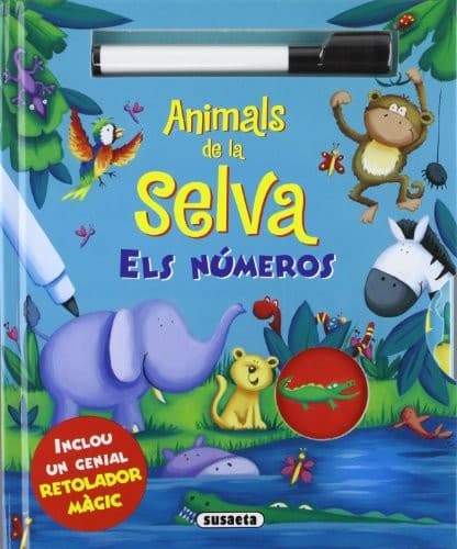 Cover image for Animals de la selva - els números