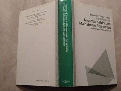Cover image for Nicholas Kaldor and Mainstream Economics