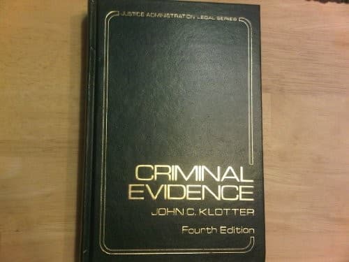 Cover image for Criminal evidence