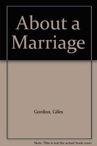 Cover image for About a marriage
