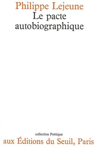 Cover image for Le pacte autobiographique