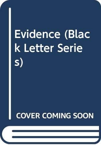 Cover image for Evidence