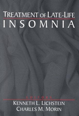 Cover image for Treatment of Late-Life Insomnia