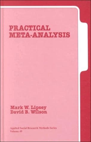 Cover image for Practical Meta-Analysis (Applied Social Research Methods)
