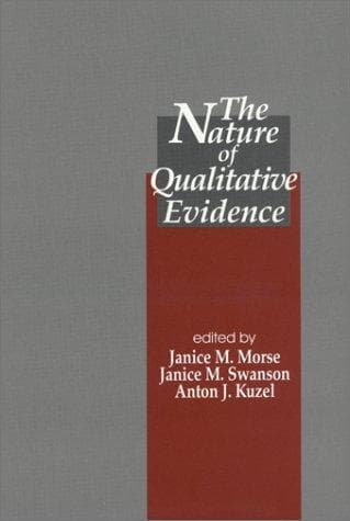 Cover image for The Nature of Qualitative Evidence