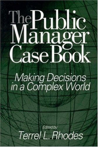 Cover image for The Public Manager Case Book