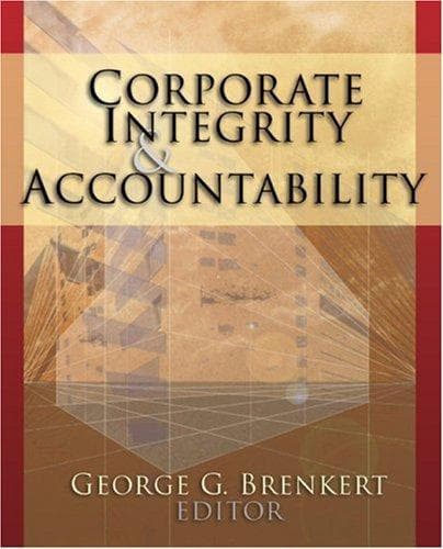 Cover image for Corporate Integrity and Accountability