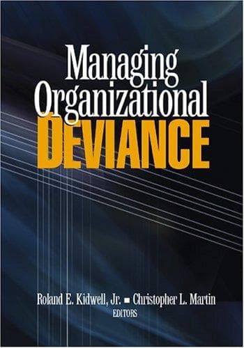 Cover image for Managing Organizational Deviance