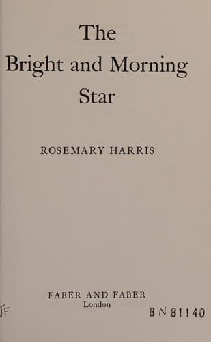 Cover image for The bright and morning star.
