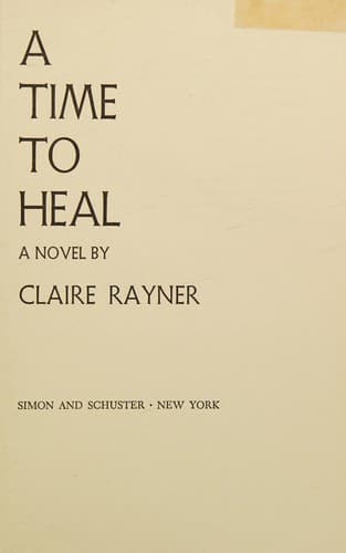 Cover image for A time to heal