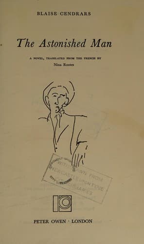 Cover image for The astonished man