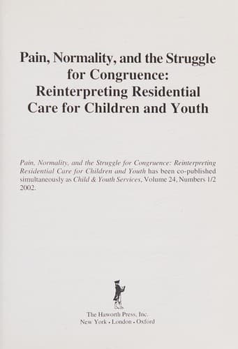 Cover image for Pain, normality and the struggle for congruence