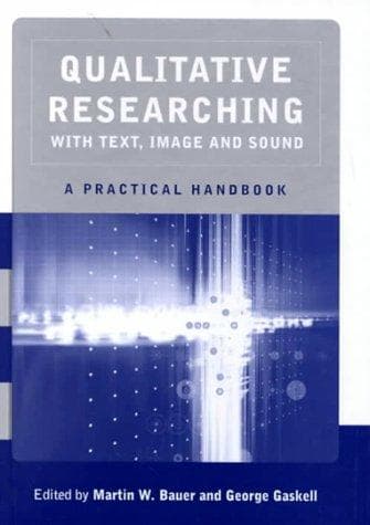 Cover image for Qualitative Researching with Text, Image and Sound