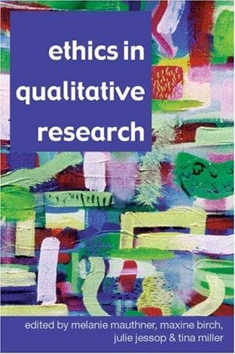 Cover image for Ethics in Qualitative Research