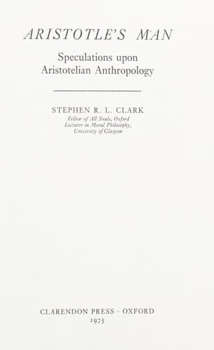 Cover image for Aristotle's man