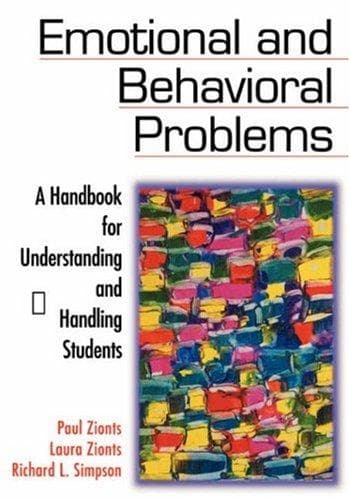 Cover image for Emotional and Behavioral Problems