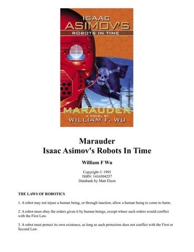 Cover image for Isaac Asimov's Robots In Time