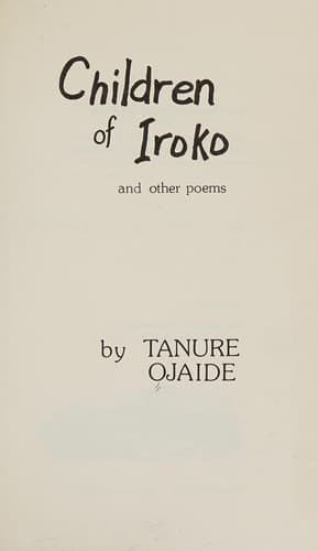 Children of Iroko, and other poems