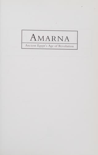 Cover image for Amarna