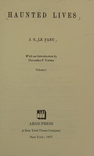 Cover image for Haunted lives
