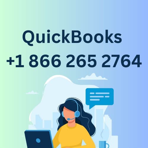 Cover image for QuickBooks online customer service +1-866-265-2764