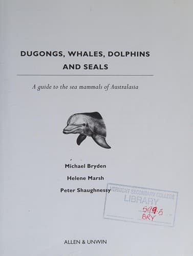 Cover image for Dugongs, whales, dolphins and seals