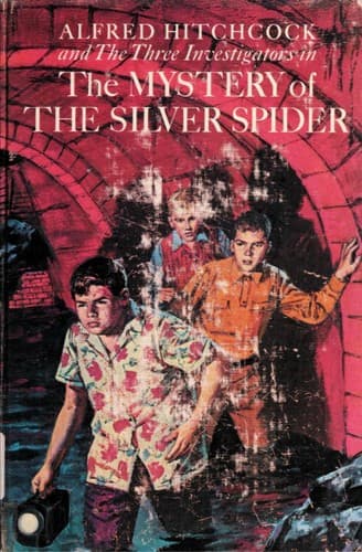 Cover image for Alfred Hitchcock and The Three Investigators in The Mystery of the Silver Spider