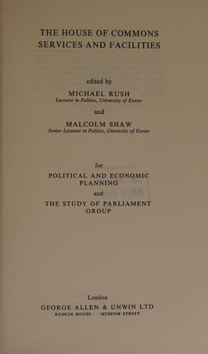 Cover image for The House of Commons