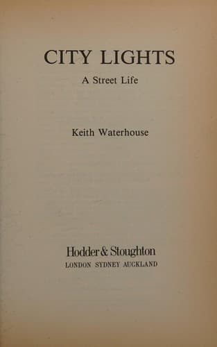Cover image for City Lights