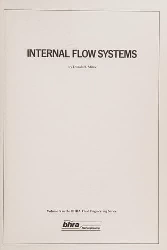 Cover image for Internal flow systems
