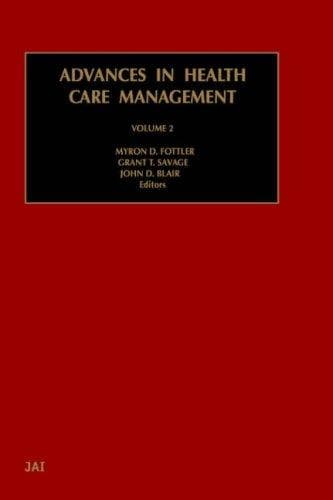 Cover image for Advances in health care management