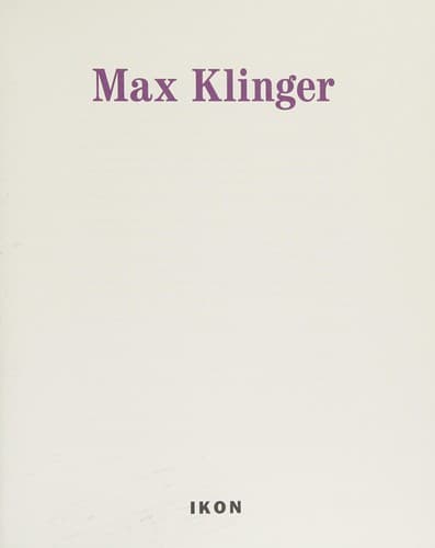 Cover image for Max Klinger
