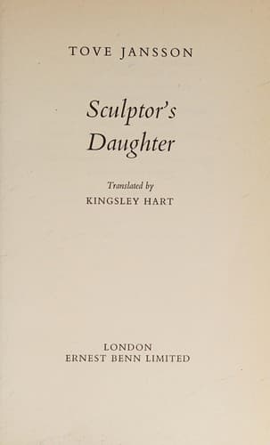 Cover image for Sculptor's daughter