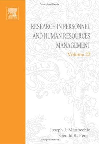 Cover image for Research in Personnel and Human Resources Management, Volume 22 (Research in Personnel and Human Resources Management)